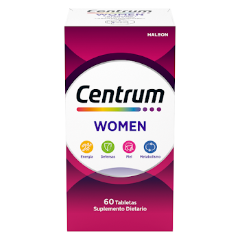Centrum Women Multivitamínico, mujeres entre 18 y 49 años X&nbsp;60 tabs  