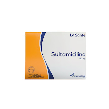 Sultamicilina La Santé 750 mg Caja x 10 Tabletas  