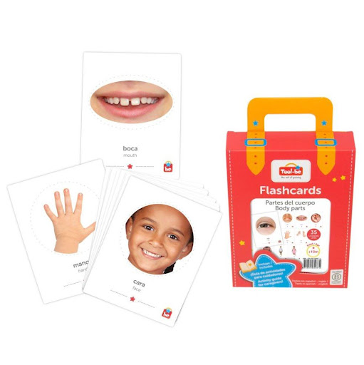 Flash Cards Tool-be partes del cuerpo x 35 Tool-be Caja x 35 