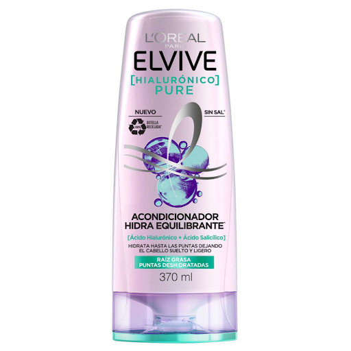 Acondicionador Elvive Pure Acido Hialuonico x 370 ml