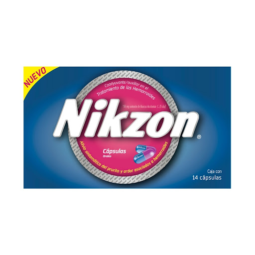 Nikzon Extracto de Ruscus 86 mg Genomma Caja x 14 Cápsulas