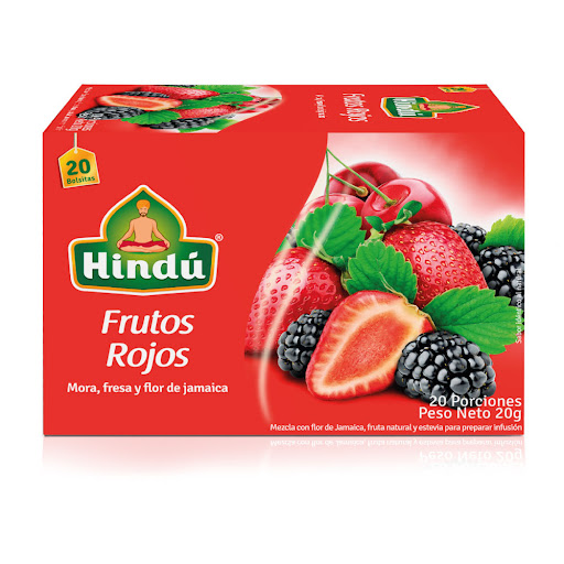 Infusión Hindú Frutos   Rojos x 20 und