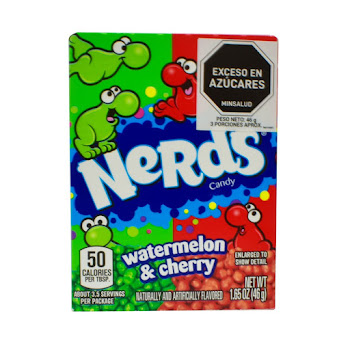 Dulce Nerds Sandía Y Cereza x 46 gr  