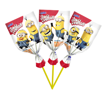 Masmelo Choc Melos Minions Chupeta Paquete x 1 und  