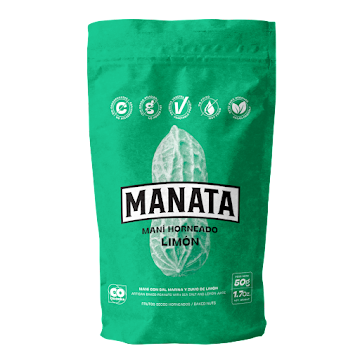 Maní Horneado Manata   Limón Paquete x 50 gr  