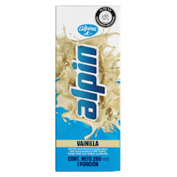 Leche Alpina Alpin Vainilla Con Vitaminas x 200 ml  
