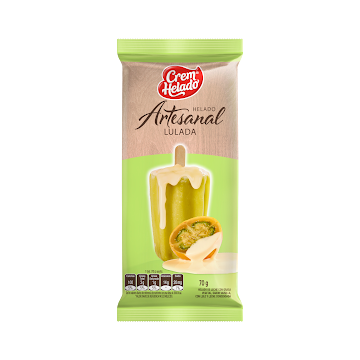 Helado Crem Helado   Artesanal Lulada X70gr 