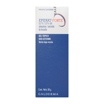 Epiduo Forte Adapaleno + Peroxido de Benzoilo 0,3% 2,5% Galderma Gel x 30 gr  