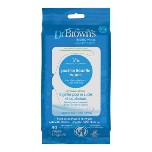 Toallitas Humedas Para Chupos Y Teteros 40 Unidades Dr Brown Dr Browns Paquete x 1 Las toallitas para chupetes y biberones de Dr. Brown's son la solución perfecta para limpiar de forma segura y eficaz chupetes, biberones, mordedores, vasos, juguetes y más. Elaboradas con una fórmula