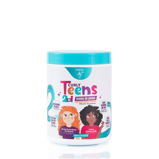 Crema 2en1 MYE, CURLY TEENS, X 300mL, X1 Cosméticos MYE Pote x 1 undefined