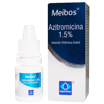 Meibos Azitromicina 1.5% Meibos Solución Oftálmica x 3 ml  