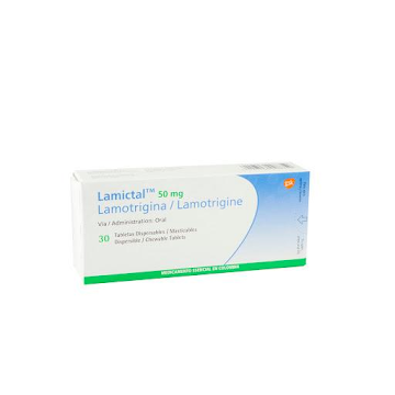 **Lamictal 50Mg Tabletas Caja x30Tab. GSK Lamotrigina                     