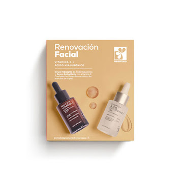 Kit Renovación Facial Vitamina C + Ácido Hialurónico Farmatodo Pack x 2 und x 30 ml   