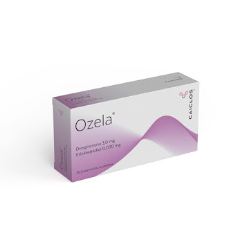Ozela Drospirenona + Etinilestradiol 3mg/0,03mg Caiclos Caja x 28 Comprimidos  
