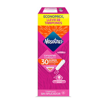 Tampón Nosotras Digital   Super x 30 und  