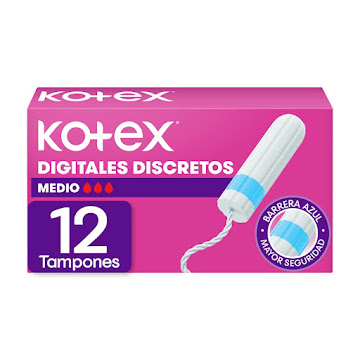 Tampones Digitales Kotex Medio x 12 und  
