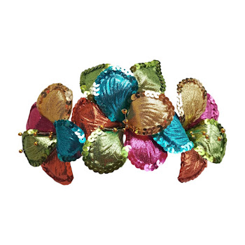 Peineta Cayena 3 Flores   x 1 Und  