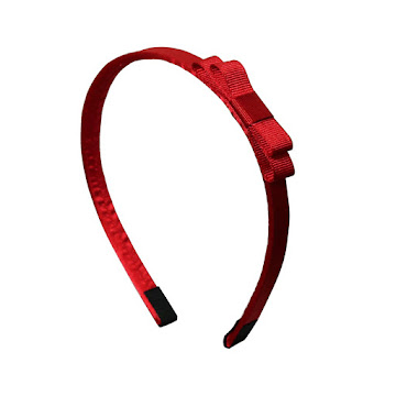 Solo Online Diadema Angela Celis En   Satin Color Rojo X 1 Unidad 