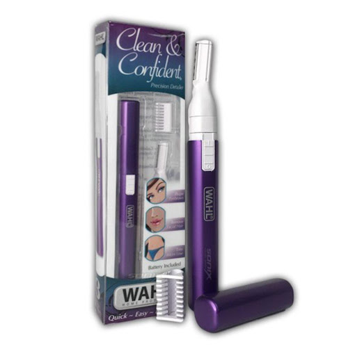 Depilador Clean & Confident Cejas Facial Bikini WAHL Caja x 1 La recortadora de Detalles de Precisión ofrece una manera rápida e indolora para eliminar, el cabello dándole confianza que ella merece.Cabezal de corte vertical perfecto para el mantenimiento de las 