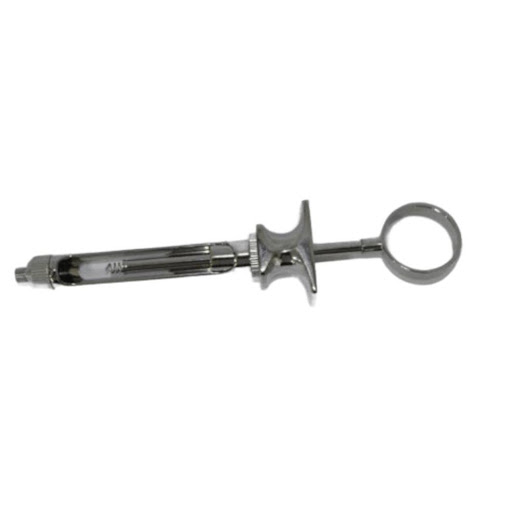 JERINGA PARA CARPULES 18ML AMALGADENT UNIDAD x 1 Jeringa metálica para carpules de 18?ml, utilizada principalmente en procedimientos odontológicos para aplicar anestesia local. Está fabricada en acero quirúrgico, lo que garantiza durabilidad y resis