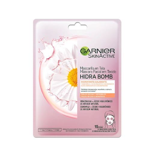 Mascarilla Garnier En Tela Manzanilla x 28 gr