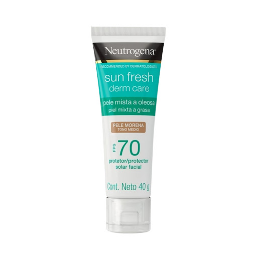 Protector Solar Facial Neutrogena Derm Care Fps 70 Piel Morena x 40 g