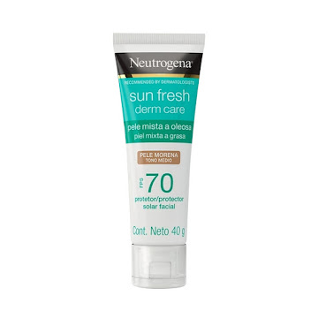 Protector Solar Facial Neutrogena Derm Care Fps 70 Piel Morena x 40 g  