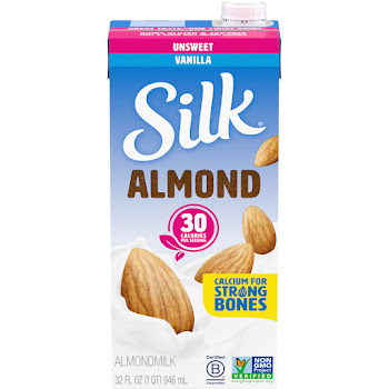 Leche De Almendras Silk Almond Vainilla Unsweetened 25 Calorias x 946 ml  