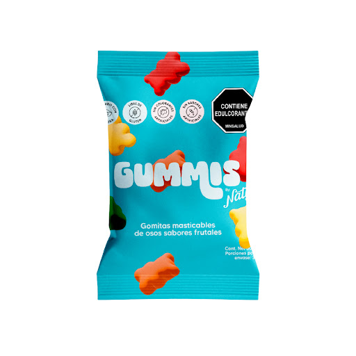 Gomitas Gummis Sin Azúcar Ositos Frutales x 30 gr