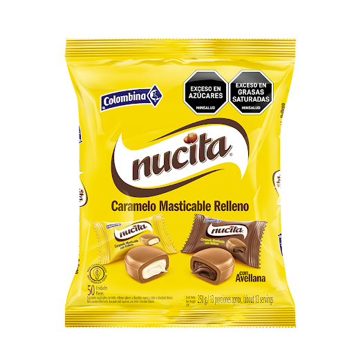 Caramelo Masticable   Nucita Paquete x 250 gr