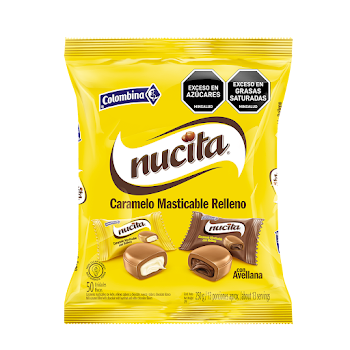 Caramelo Masticable   Nucita Paquete x 250 gr  