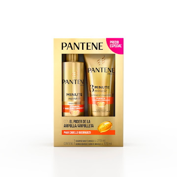 //$Oferta Shampoo x270ml + Acondicionador x170ml Pantene Miracle Fuerza y Reconstrucción  