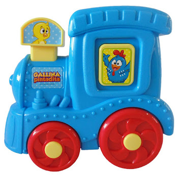 Solo Online Juguete Para   Estimulacion Gallina Pintadita Tren  X 1 Unidad 