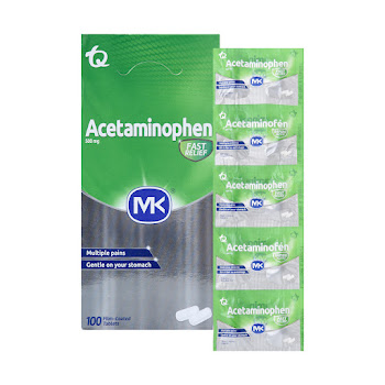 Acetaminofén 500 mg MK Fracción Blíster x 10 Tabletas  