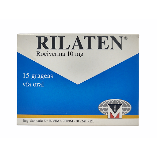 Rilaten Rociverina 10 mg Menarini Caja x 15 Grageas