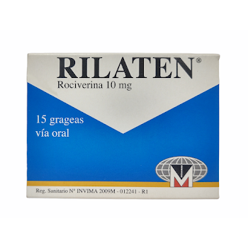 Rilaten Rociverina 10 mg Menarini Caja x 15 Grageas  