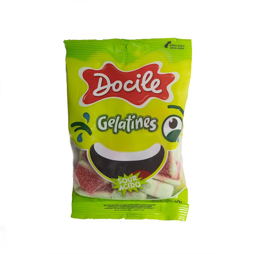 Gomitas Docile Cubitos Paquete x 80 gr 