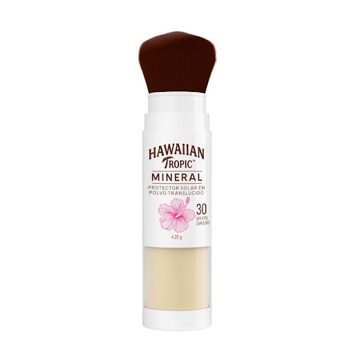 Protector Solar Hawaiian   Tropic Mineral Brush En Polvo Translucido Sfp 30 x 4.25 gr
