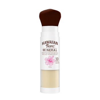 Protector Solar Hawaiian   Tropic Mineral Brush En Polvo Translucido Sfp 30 x 4.25 gr  