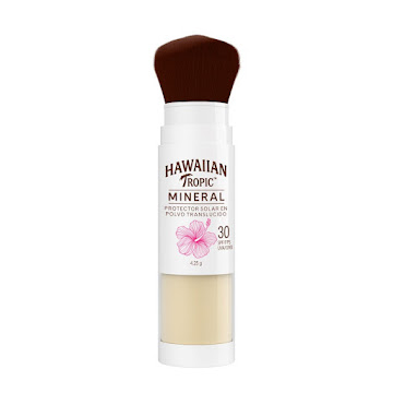 Protector Solar Hawaiian   Tropic Mineral Brush En Polvo Translucido Sfp 30 x 4.25 gr  