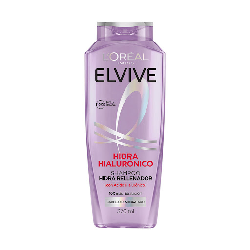 Shampoo Loreal Elvive Hidra Hialurónico Frasco x 370 ml