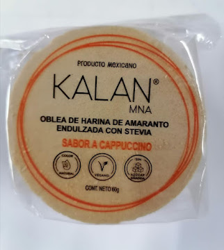 Obleas Kalan De Harina De Amaranto Sabor Capuchino x 60 gr  