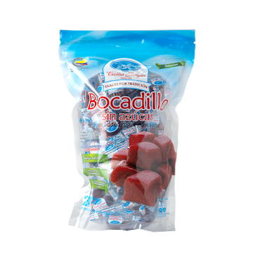 Bocadillo De Guayaba Cero Azúcar Dulces Del Valle x 24 und  