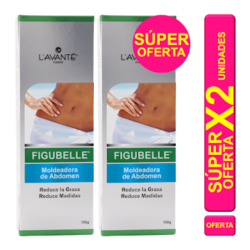 Gel Figubelle Moldeador De Abdomen Para Hombre Y Mujer Pack x 2 und  