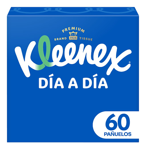 Pañuelos Faciales Kleenex Cubo x 60 und