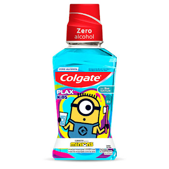 Enjuague Bucal Colgate Niños Plax Kids Minions Botella x 250 ml  