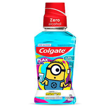 Enjuague Bucal Colgate Niños Plax Kids Minions Botella x 250 ml  