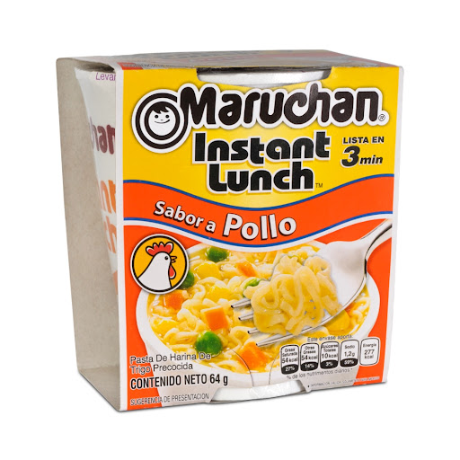 Sopa Instantánea   Maruchan Sabor A Pollo Vaso x 64 gr