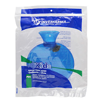 Bolsa De Agua Inverfarma Caliente/Fria Pvc Kids Paquete x 1 und  