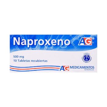 Naproxeno AG 500 mg Caja x 10 Tabletas  